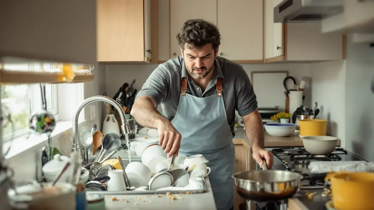 Experts Agree: Cleaning While Cooking May Increase Stress and Lead to More Mess in the End